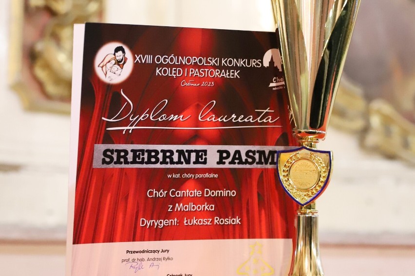 Sukces Cantate Domino na ogólnopolskim konkursie w Chełmnie. Jury doceniło to, jak malborski chór śpiewa kolędy