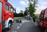 Wypadek motocyklisty pod Folwarkiem - tragiczne memento dla kierujących [ZDJĘCIA]