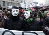 Warszawa: Tłumy na ulicy krzyczą "Nie dla ACTA!"