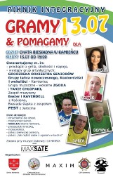 Zapraszamy na charytatywny piknik "Gramy i Pomagamy" w Kamieńcu!  