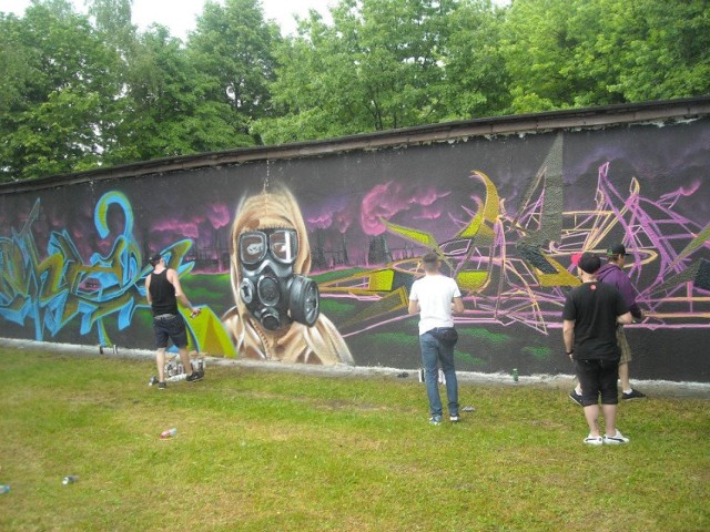 Graffiti w Żorach: powstają kolejne malowidła ZDJĘCIA