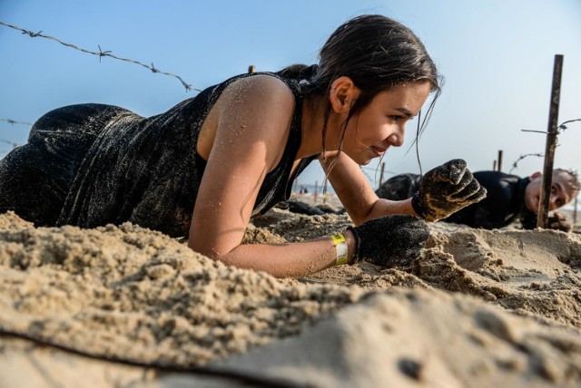 Runmageddon Gdańsk - siła i charakter. Sobotnie zawody w formule rekrut na plaży i w okolicach Ergo Areny