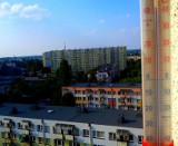 Lato 2015 w Toruniu. Sobotnia temperatura powietrza w 3. oknach    