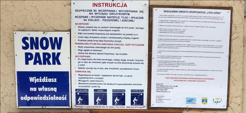 Stacja narciarska Łysa Góra w Sopocie - instrukcja