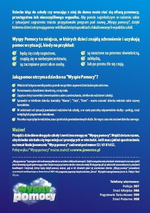 Jaworzno: Wyspy pomocy - pionierski projekt realizowany w naszym mieście