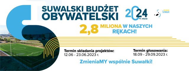 Od poniedziałku mieszkańcy Suwałk mogą zgłaszać propozycje do tegorocznej edycji Budżetu Obywatelskiego