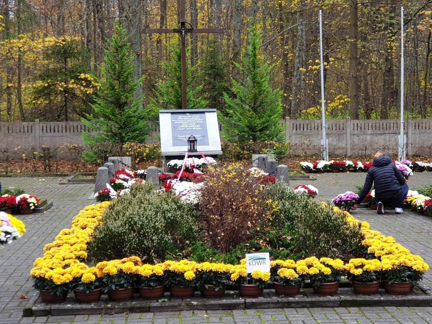 Kwiaty przekazane przez ARMiR trafiły na cmentarze w Krępie Kaszubskiej i Piaśnicy