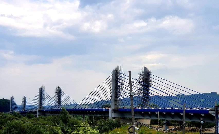 Most w Kurowie - postępy prac
