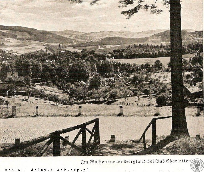 Lata 1900-1945, Widok na Jedlinę-Zdrój