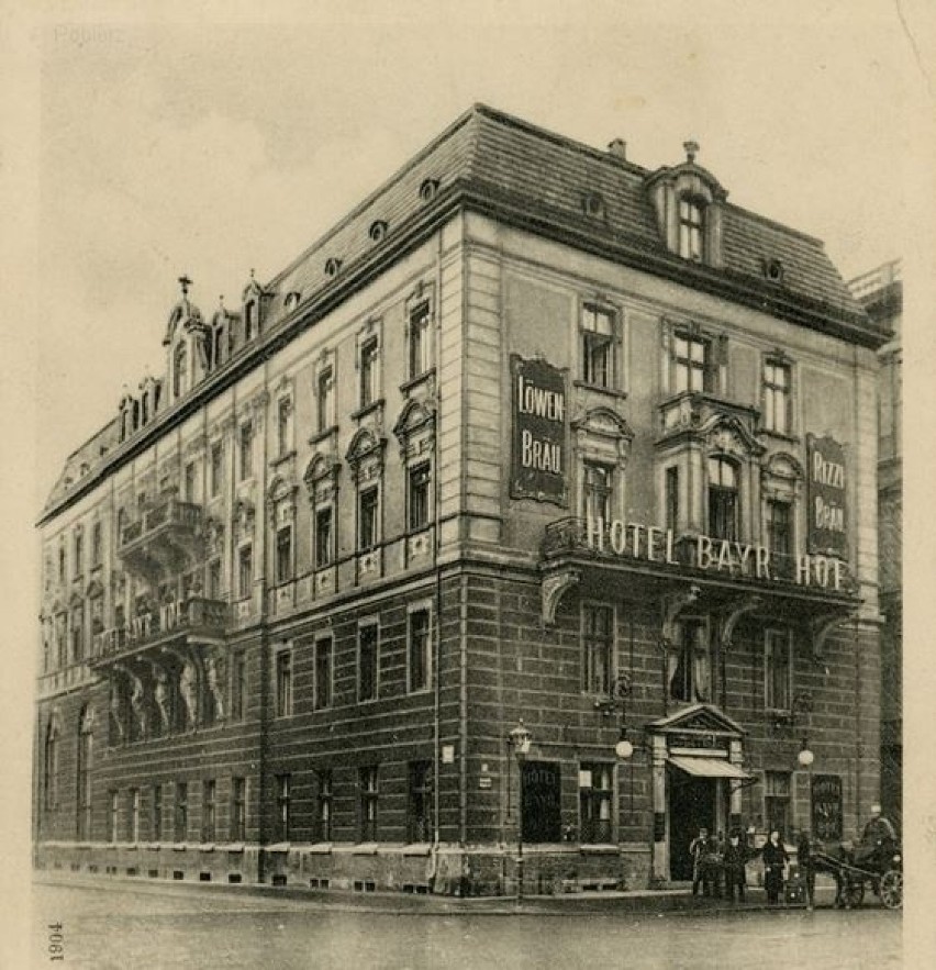 Hotel Bayrischer Hof w 1905 roku.