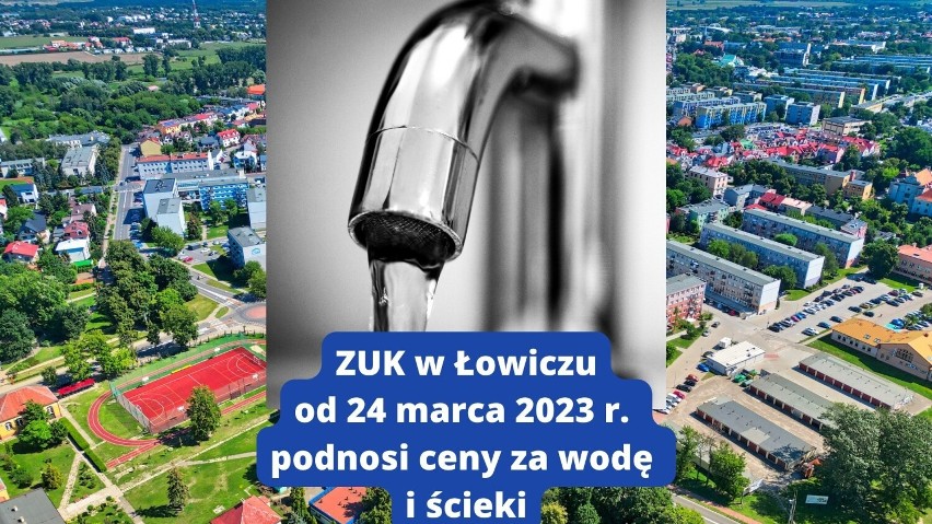 W Łowiczu drożej zapłacimy za wodę oraz ścieki. Weszły w życie nowe taryfy 