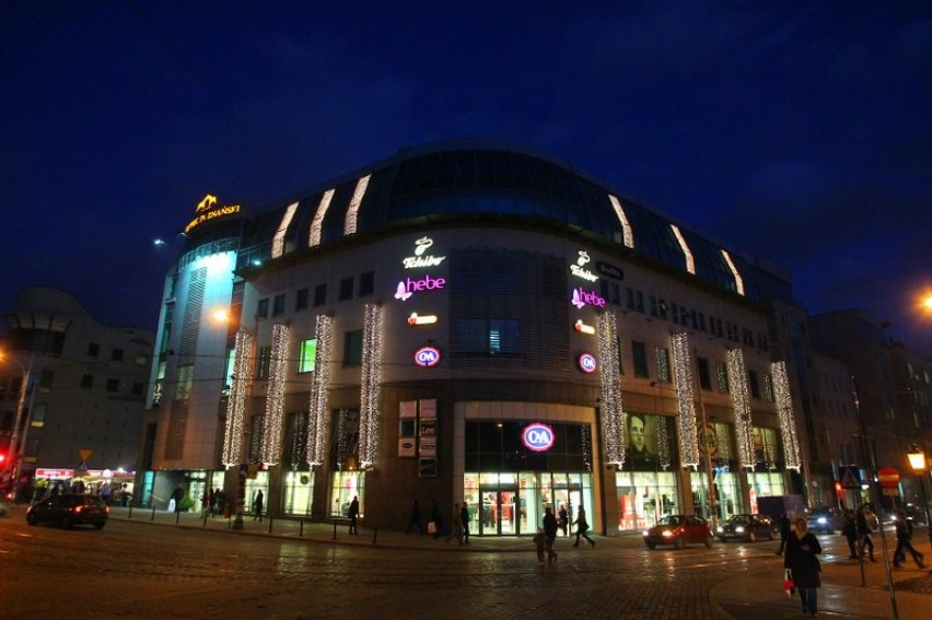 Stary Miasto w Poznaniu w blasku świątecznej iluminacji