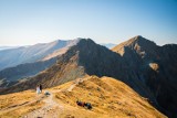 Tatry. Grześ, Rakoń, Wołowiec - górski klasyk na jesienne wycieczki. To tam najładniej widać piękne kolory Tatr