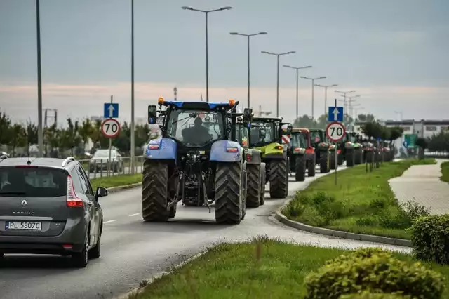 Rolnicze protesty w piątek w Lesznie 9 lutego 2024 - będą duże utrudnienia - ostrzega policja