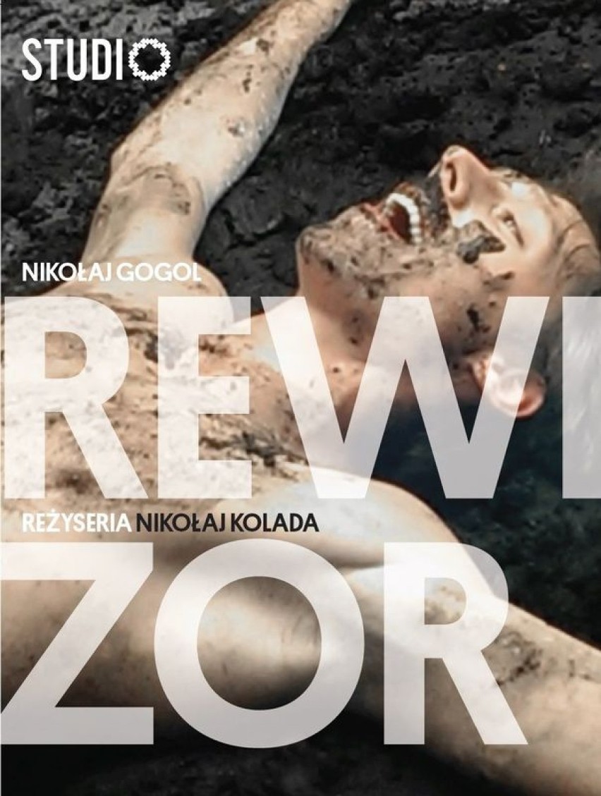 Plakat Rewizora w reżyserii Nikołaja Kolady. / Fot. materiał promocyjny Teatru Studio w Warszawie