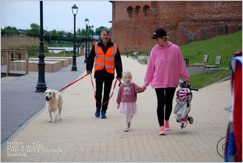 Parkrun Zamek w Malborku na rzecz stowarzyszenia Parasol