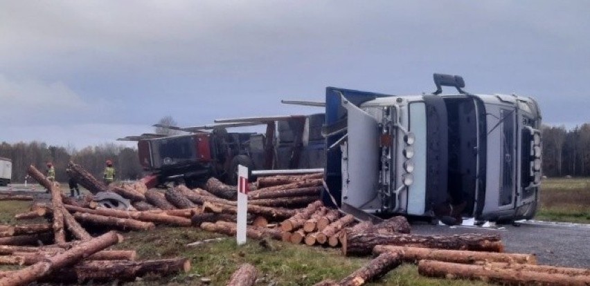 Na drodze na terenie gminy Bobrowice przewróciła się...