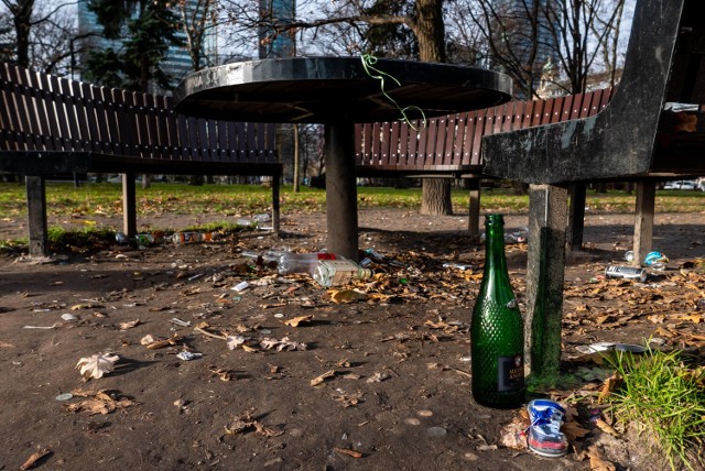 Nastolatki z Warszawy upiły się w parku do nieprzytomności. "Jedna leżała na chodniku, druga na ławce 10 metrów dalej"