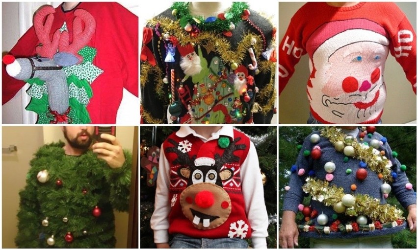 Te świąteczne swetry są okropne. Który waszym zdaniem jest najbrzydszy? (ZDJĘCIA)