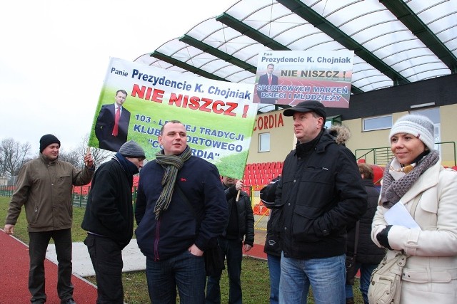 Komitet Obrony Concordii, który zawiązała grupa sympatyków i byłych działaczy klubu, protestował w ubiegłym tygodniu na stadionie przeciw decyzji miasta w sprawie nieprzekazania dotacji