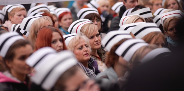 Pielęgniarki na Pomorzu walczyły nie tylko o szersze uprawnienia, ale przede wszystkim o wyższe płace.