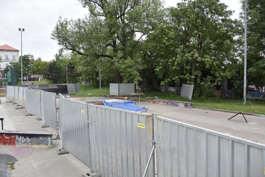Część skateparku w Tarnowie jest obecnie niedostępna
