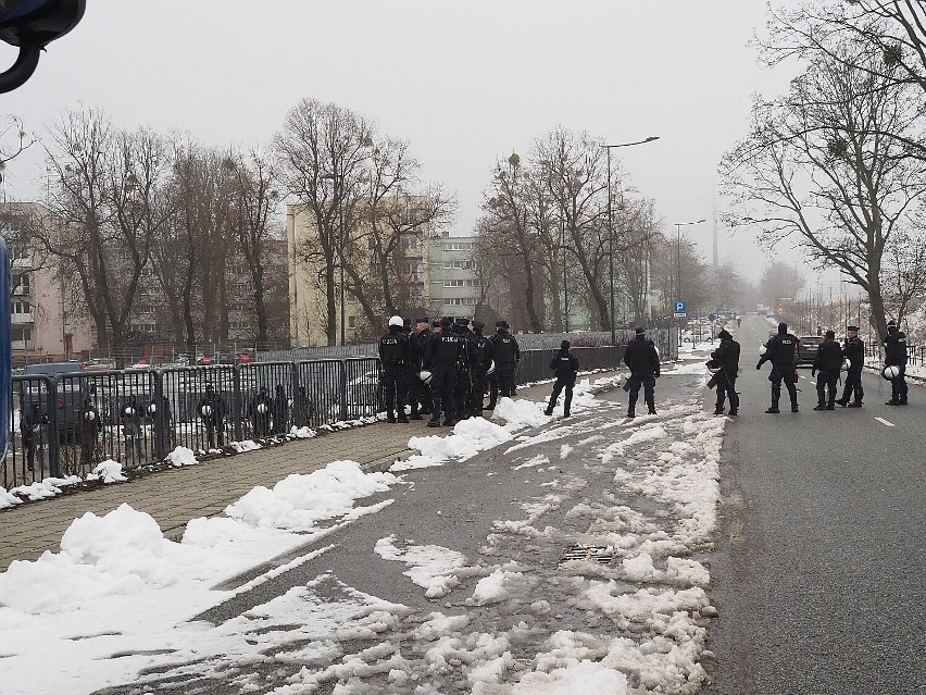 Policja w "Sercu Łodzi", na stadionie Widzewa!