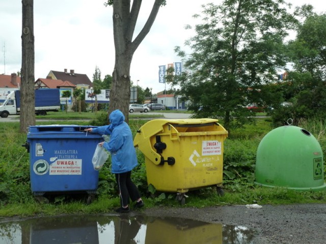 Segregacja śmieci w Pile