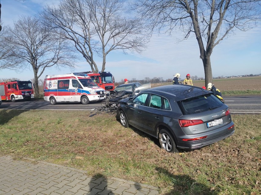 Wypadek na trasie Grodzisk-Granowo. Dwie osoby poszkodowane!