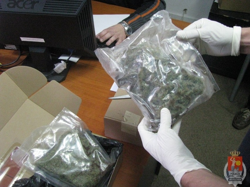 Ul. Synów Pułku: na widok policji wyrzucił 0,5 kg marihuany