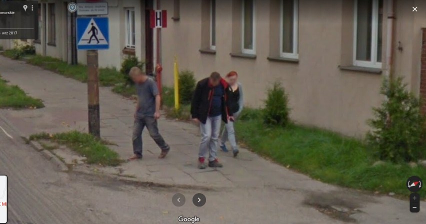 Mieszkańcy Pruszcza "złapani" przez Google Street View. Zdjęcia pochodzą z lat 2012 - 2018.