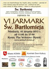 Jarmark św. Bartłomieja w Koninie 2013