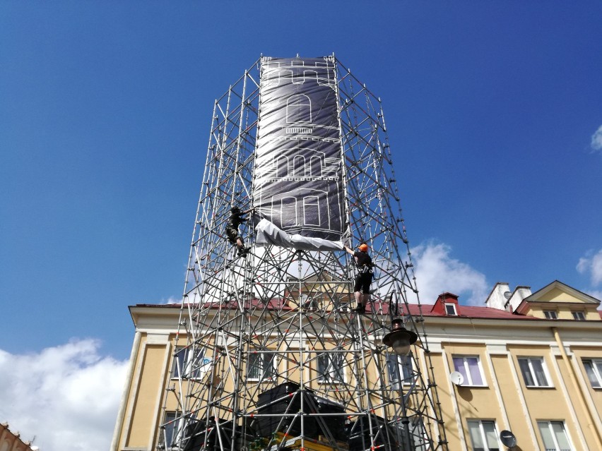 Na placu Wolności powstaje instalacja na Noc Kultury