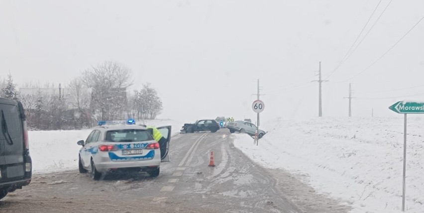 Wypadek na tzw. małej obwodnicy Jarosławia.