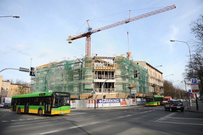 Trwa budowa biurowca "Nowe Jeżyce" w Poznaniu