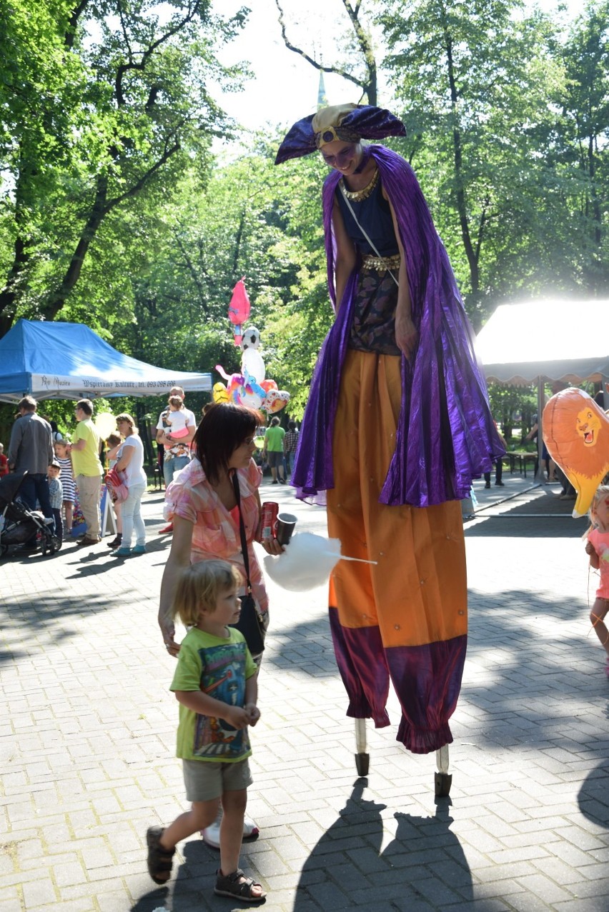 Piknik rodzinny w parku OSiR w Zawierciu FOTO