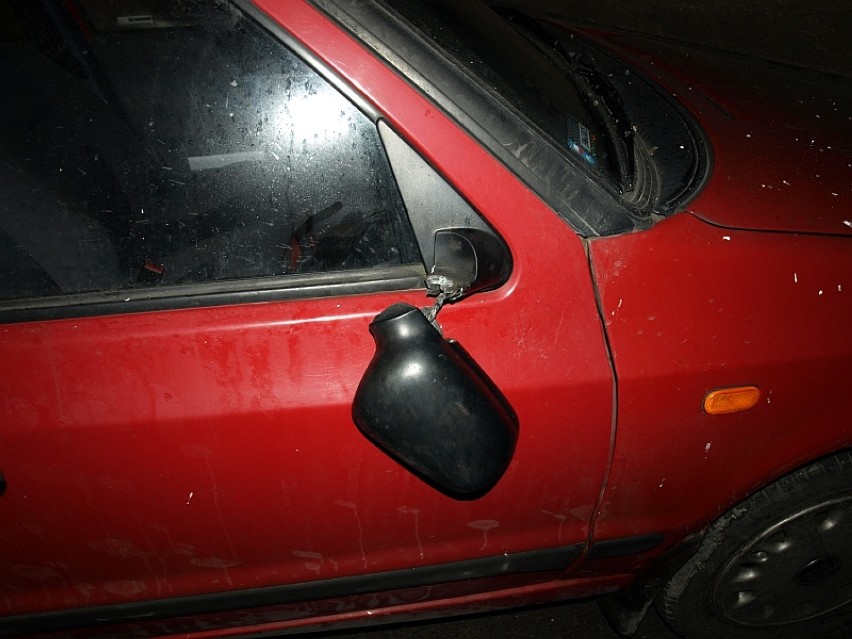 uszkodzone samochody w Nowej Soli