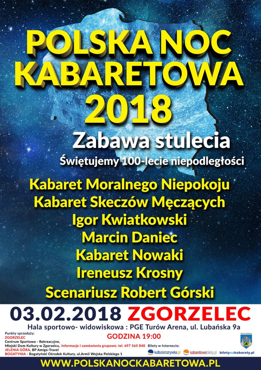 Polska Noc Kabaretowa 2018 - Zgorzelec - KONKURS!!