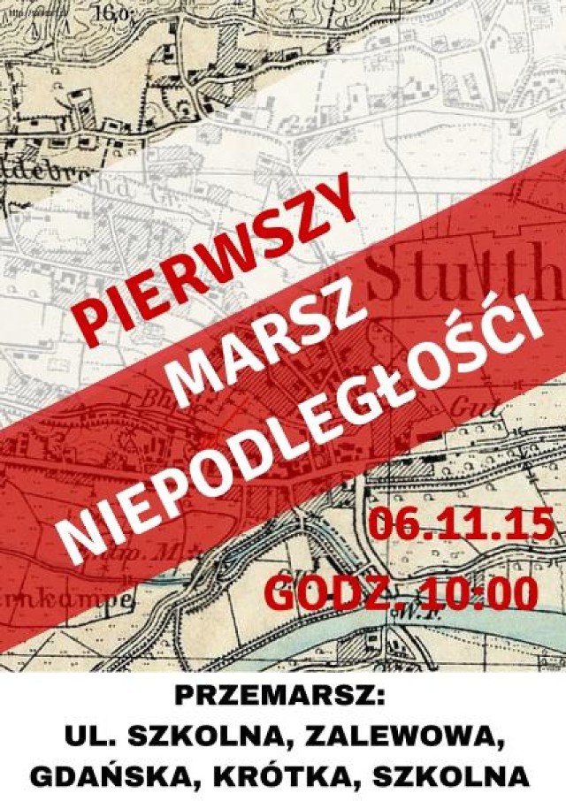 Sztutowo. Po raz pierwszy w nadmorskiej gminie zostanie zorganizowany Marsz Niepodległości. Uroczystość z okazji obchodów Święta Niepodległości zaplanowano na piątek, 6 listopada.