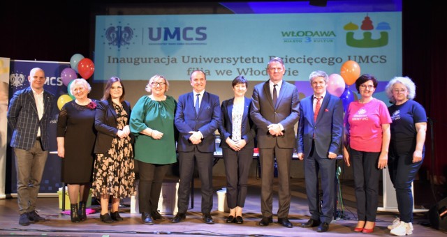 Inauguracja  filii Uniwersytetu Dziecięcego UMCS we Włodawie odbyła się w sali widowiskowej Włodawskiego Domu Kultury. fot.