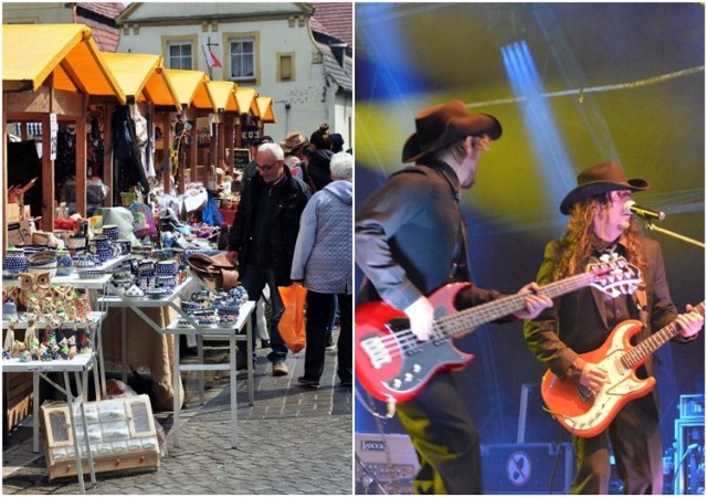 Jarmark Produktu Lokalnego na rynku w Sławie i festiwal Las, Woda & Blues w Radzyniu