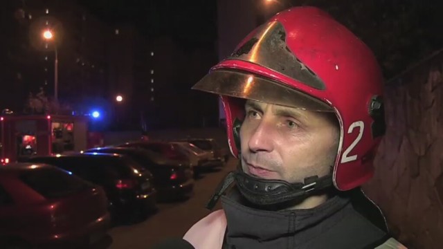 Pożar wieżowca w Lublinie. Dwie osoby zatruły się dymem