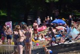 Jankowo Dolne pod Gnieznem: niedzielne tłumy na plaży