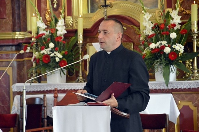 Ks. Sebastian Kluwak z parafii w Białołęce