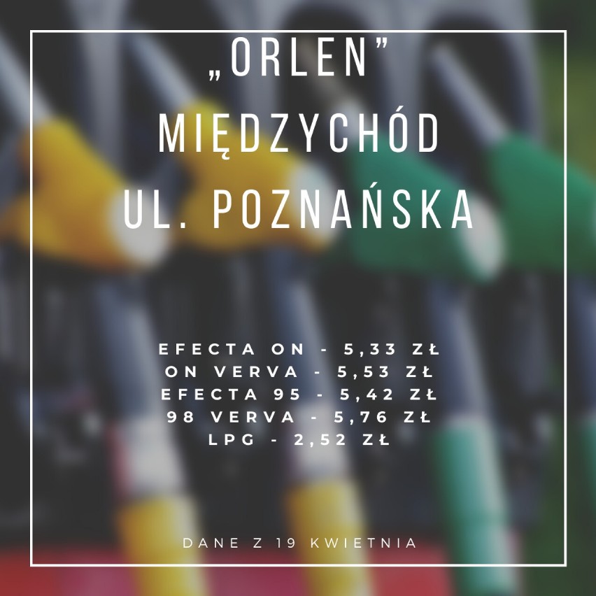 Ceny paliw w powiecie międzychodzkim - sprawdź za ile...