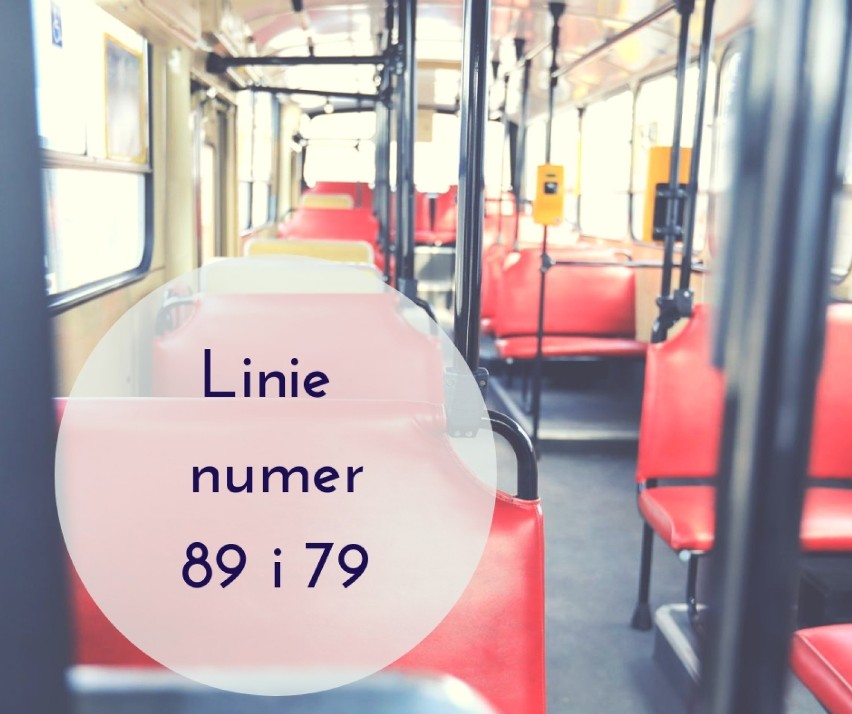 Na miejscach 9. i 8. znalazły się autobusy linii 89 i 79.