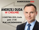 Andrzej Duda w Chełmie. 1 kwietnia spotka się z mieszkańcami 