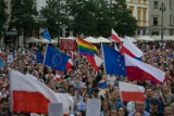 Kraków. Protest na Rynku i wielki marsz pod sąd