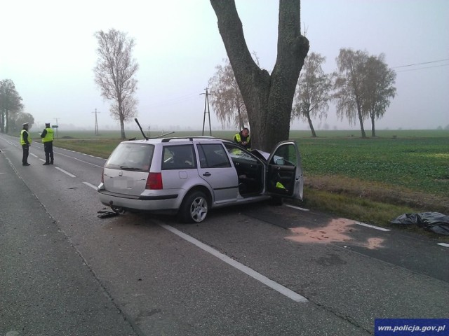 Wypadek w Łojdach. Zginął 44-letni kierowca