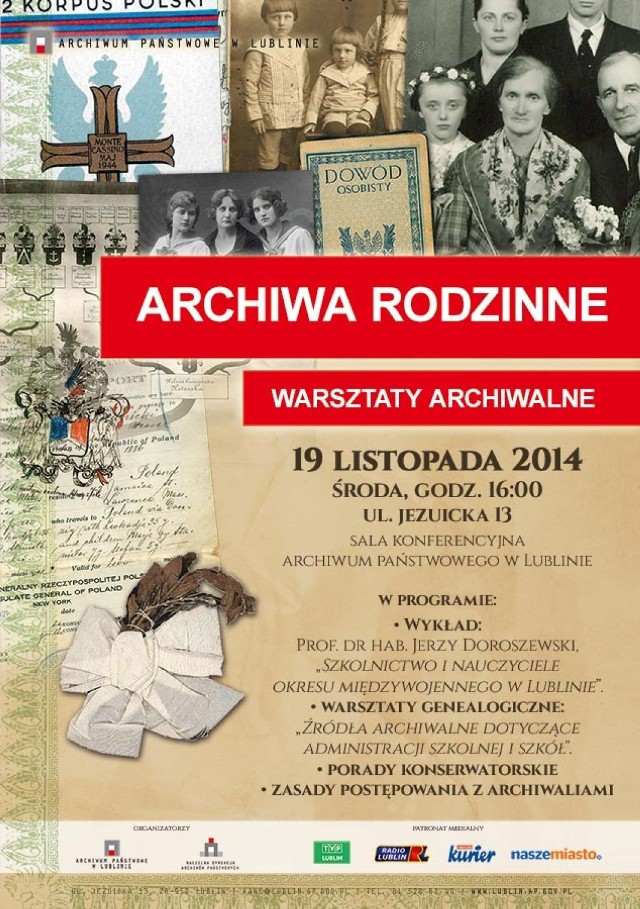 W środę w Archiwum Państwowym w Lublinie odbędą się kolejne ...